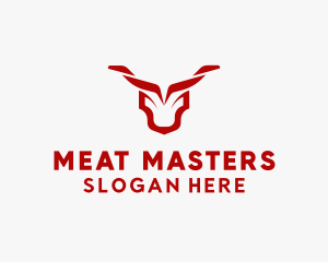 Bull Cow Meat logo design