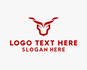 Horn - Bull Cow Meat logo design
