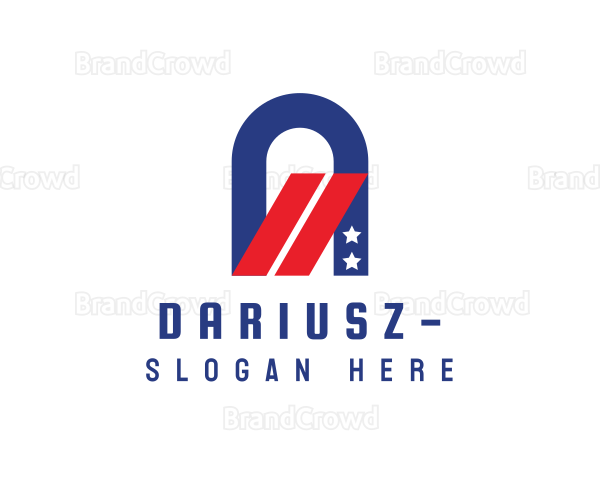 Political USA Letter A Logo