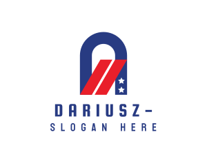 States - Political USA Letter A logo design