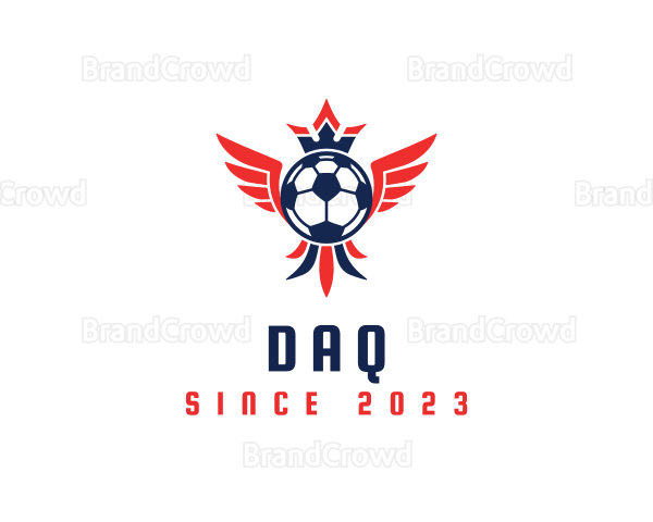 Football Championship Crown Logo