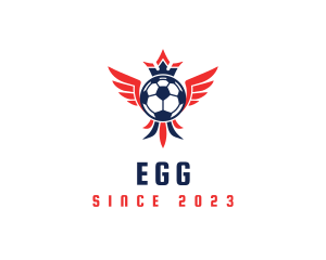 Wings - Football Championship Crown logo design