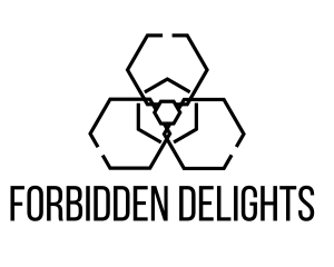 Forbidden - Toxic Radiation Hexagon logo design