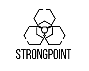 Drone - Toxic Radiation Hexagon logo design