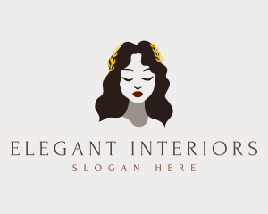 Elegant Beauty Goddess logo design