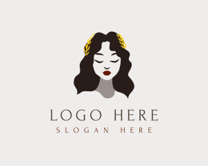 Esthetician - Elegant Beauty Goddess logo design