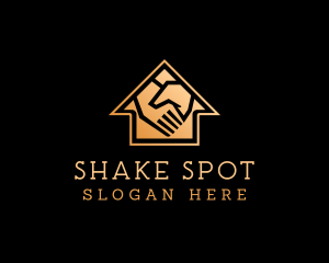 Shake - Premium Handshake House logo design