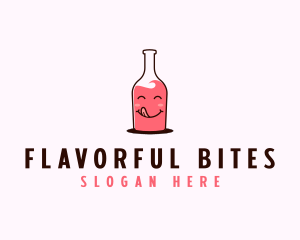 Tasty - Tasty Strawberry Drink logo design