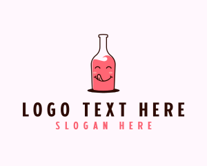 Potion - Tasty Strawberry Drink logo design