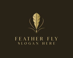 Writing Feather Publisher logo design