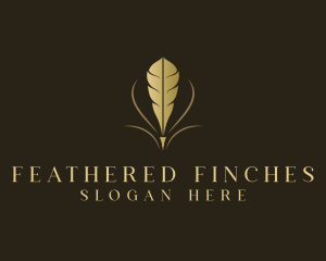 Writing Feather Publisher logo design