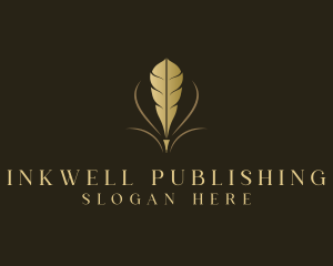 Publishing - Writing Feather Publisher logo design