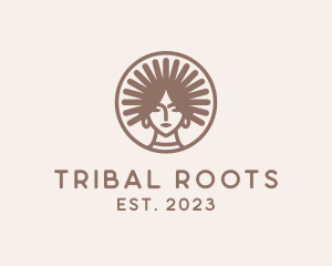 Beauty Tribal Woman logo design