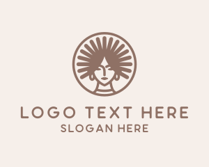 Beauty Tribal Woman Logo