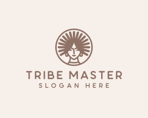 Beauty Tribal Woman logo design