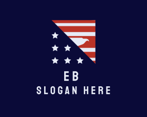 American Eagle Flag Logo