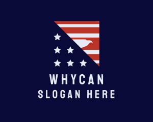 American Eagle Flag Logo