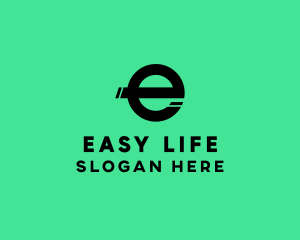 Simple - Simple Split Letter E logo design