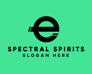 Simple Split Letter E  logo design