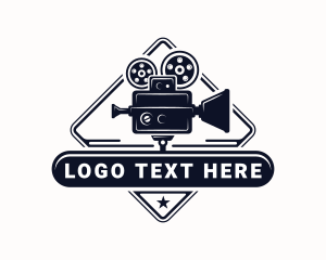 Cinema - Film Camera Cinema logo design