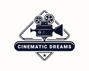 Film Camera Cinema logo design