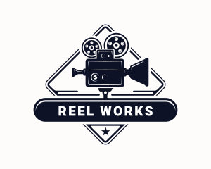 Film Camera Cinema logo design