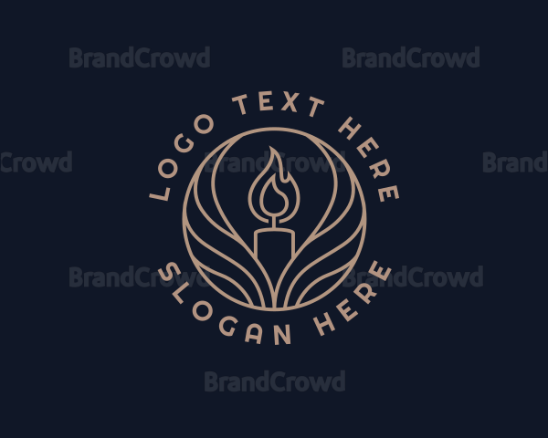 Elegant Candle Light Logo