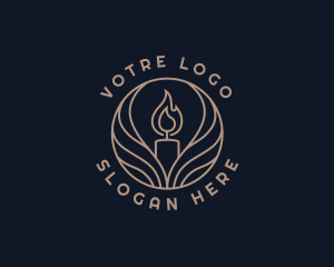 Elegant Candle Light Logo