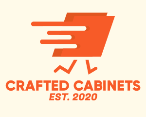 Cabinetry - Express Delivery Courier Moving logo design
