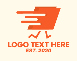 Parcel - Express Delivery Courier Moving logo design