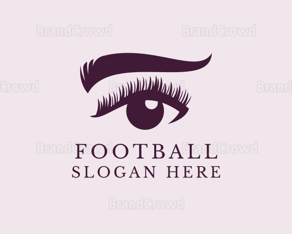 Eyebrow Eyelash Beauty Logo