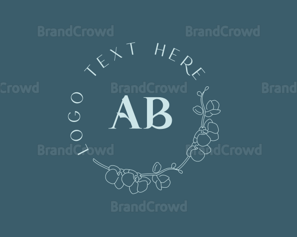 Floral Wedding Planner Logo