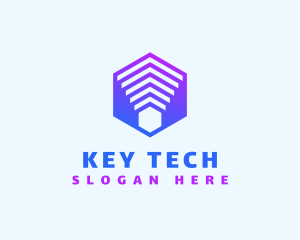 Hexagon Business Tech  logo design