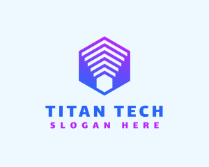 Hexagon Business Tech  logo design