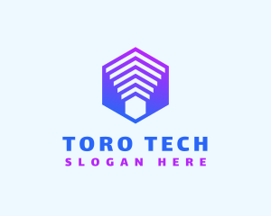 Hexagon Business Tech  logo design