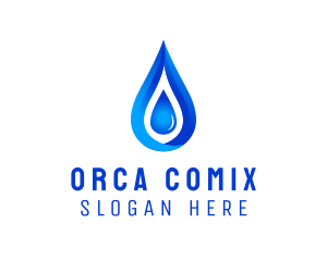Distilled Aqua Water Logo