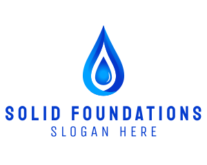 Liquid - Distilled Aqua Water logo design