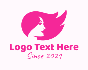 Actress - Beautiful Woman Hair logo design