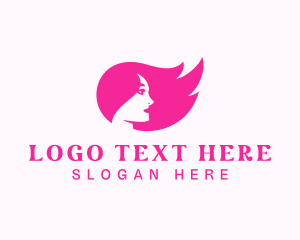 Stylist - Woman Salon Hair logo design