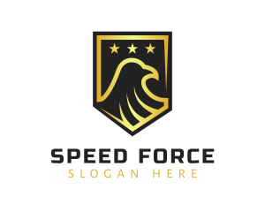 Eagle Stars Shield logo design