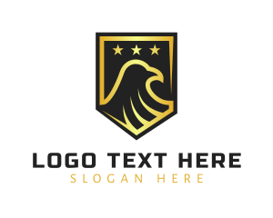 Coat Of Arms - Eagle Stars Shield logo design