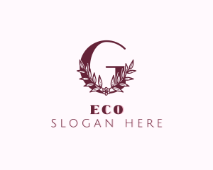 Perfume - Elegant Floral Letter G logo design