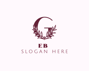 Etsy - Elegant Floral Letter G logo design