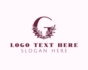 Artist - Elegant Floral Letter G logo design