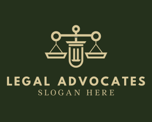 Column Scale Law Firm logo design