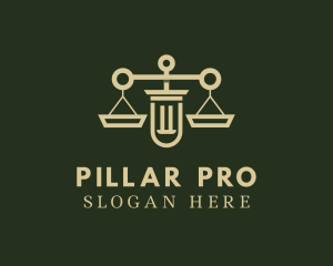 Column Scale Law Firm logo design