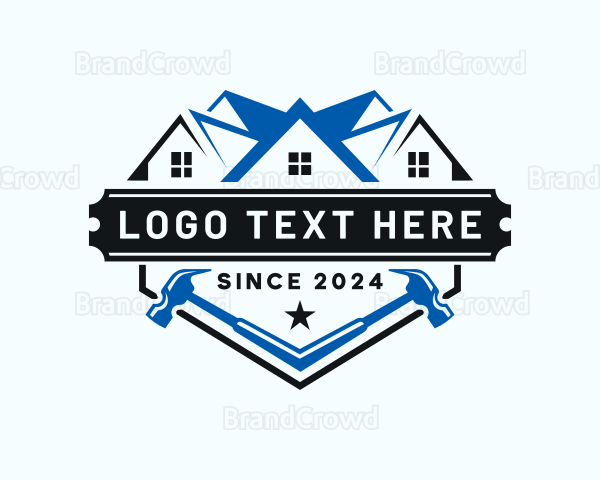 Hammer Builder Roofing Logo