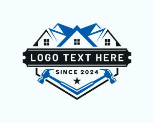 Hammer Builder Roofing Logo