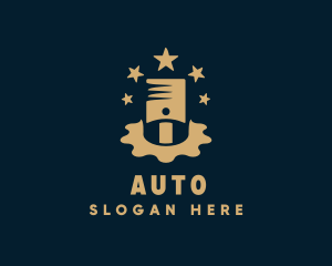 Engineering - Star Piston Gear logo design