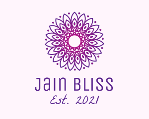 Jainism - Gradient Symmetrical Mandala logo design